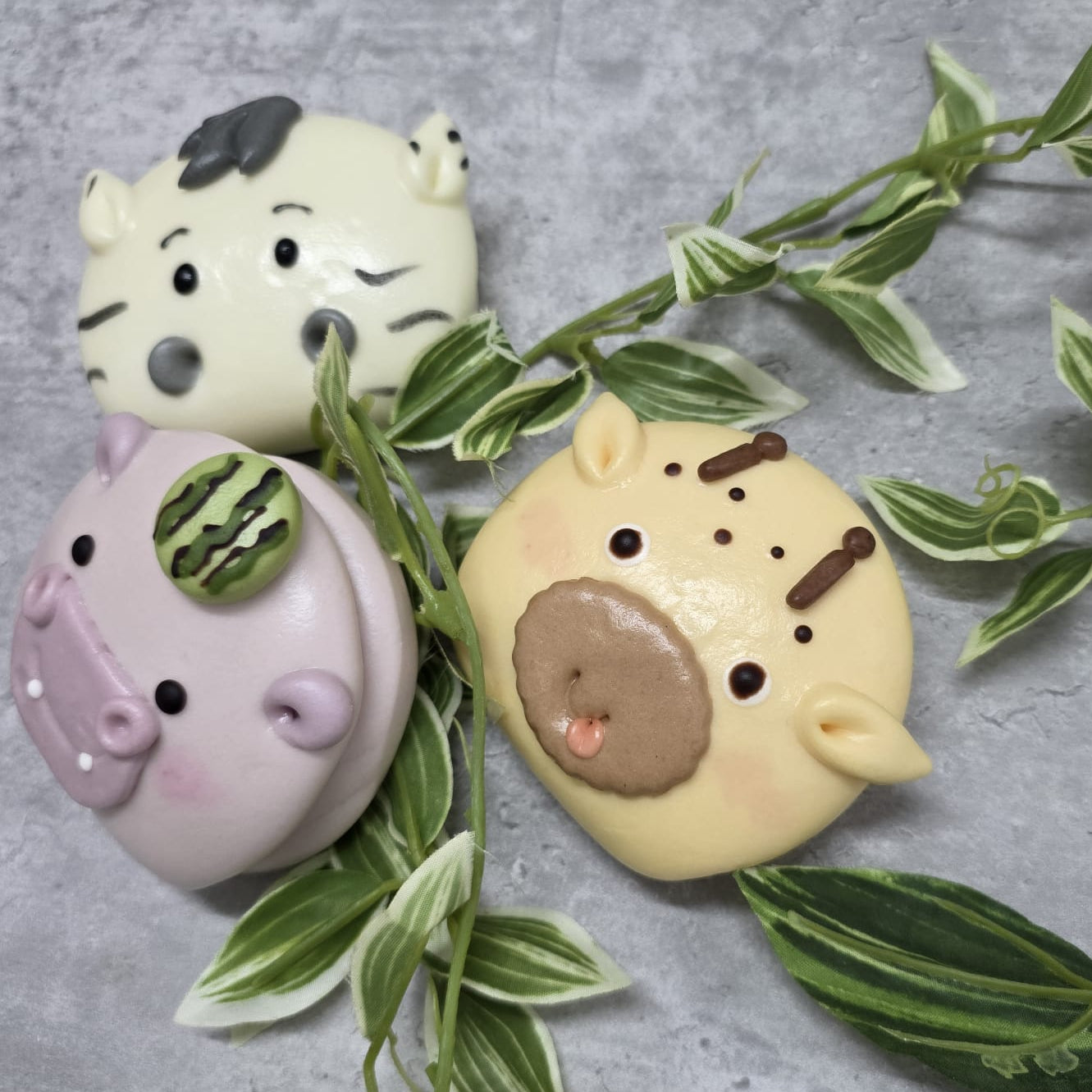 Animal Kiap Kiap Buns (3 pcs)