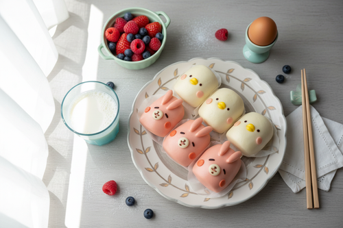 Bunny Chick Buns Breakfast