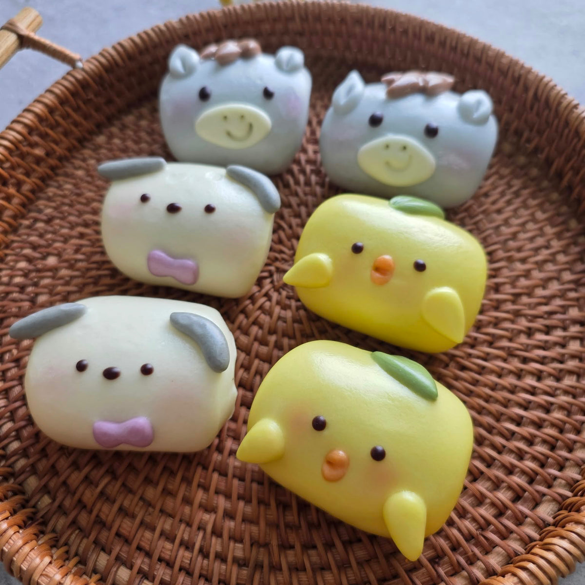 Animal Sausage Buns (6 pcs)