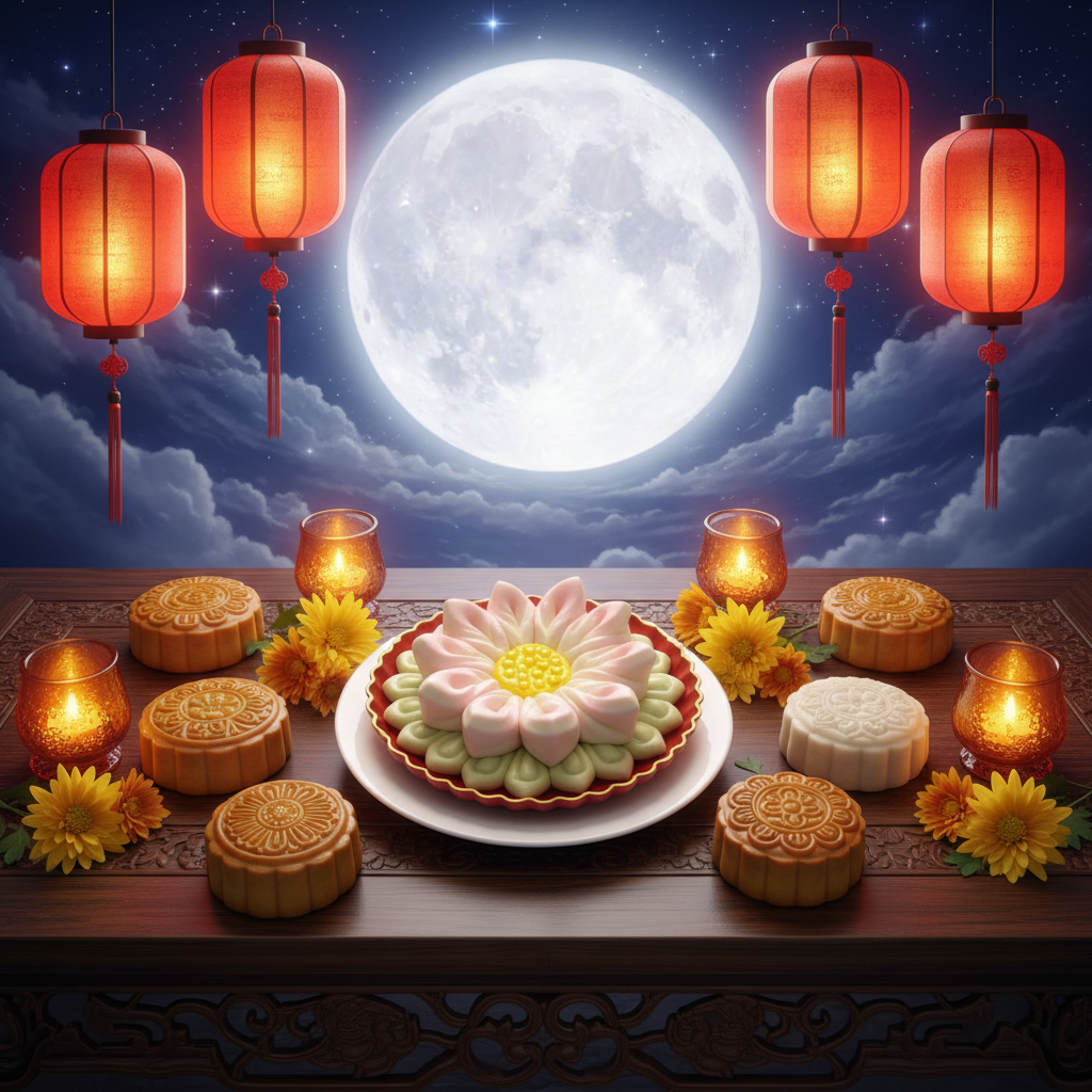 Mid-Autumn Festival Lotus Mantou